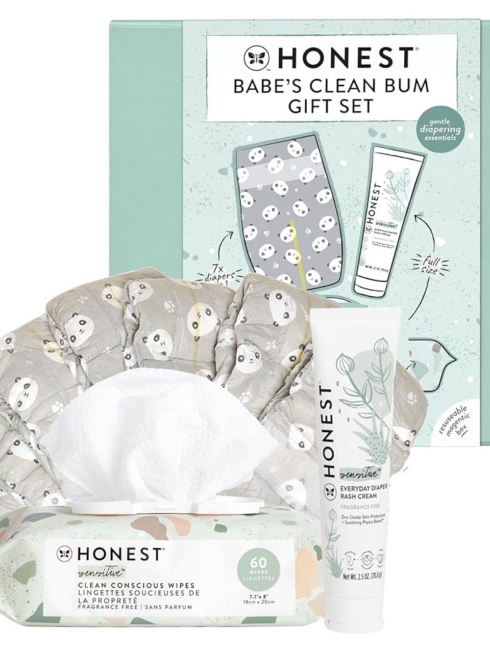 🤍New The Honest Company Babe's Clean Bum Gift Set🤍